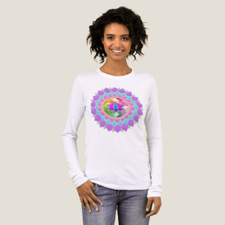Camiseta Triblenda Diwali glitter lotus rangoli