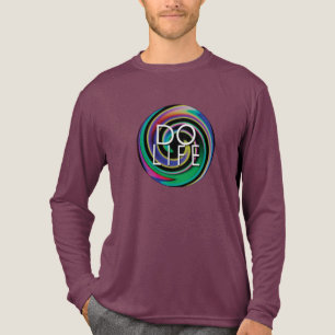 Camiseta Triblenda "Do Life" en el diseño Inspirador de Rainbow Swirl