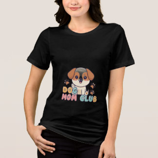 Camiseta Triblenda Dog Mom Club Cute Dog Lover Gift T-Shirt