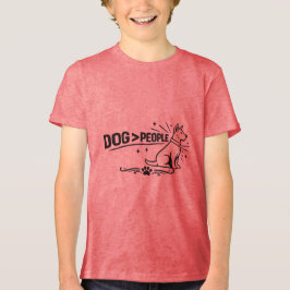 Camiseta Triblenda DOG > PEOPLE – Funny Dog Lover Minimalist Design