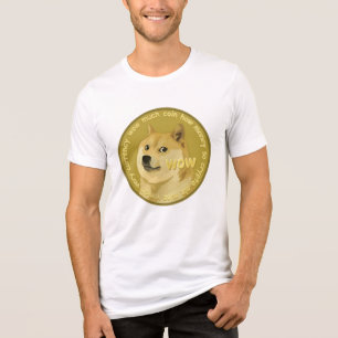 Camiseta Triblenda Dogecoin Wow Doge Moneda De Criptografía