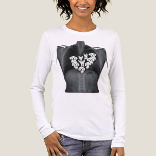 Camiseta Triblenda Doggie Heart X-Ray - Gracioso diseño de los amante