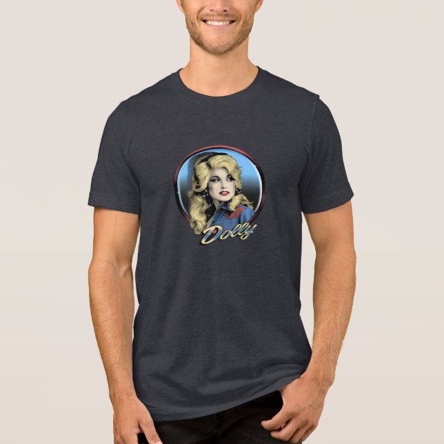 Camiseta Triblenda Dolly Parton (Anverso)