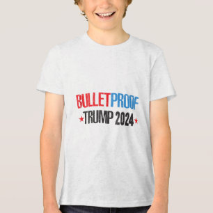 Camiseta Triblenda Donald Trump 2024, Dios bendiga la cumbre del pres