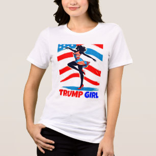 CAMISETA TRIBLENDA DONALD TRUMP - CHICA TRUMP