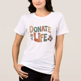 Camiseta Triblenda Donate Life Donor Awareness BoHo Support Thankful 