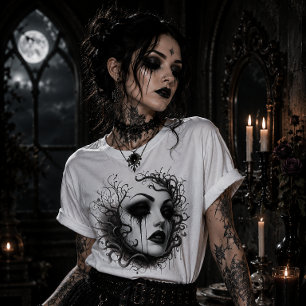 Camiseta Triblenda Doncella Gótica Fantasmagórica