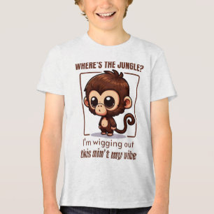 Camiseta Triblenda ¿Dónde está La Selva? Estoy limpiando la cuerda fl
