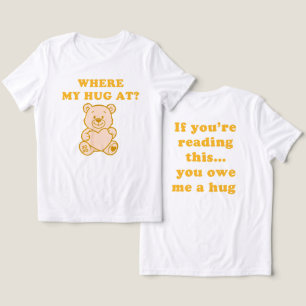Camiseta Triblenda ¿Dónde está mi abrazo? – Oso de peluche retro amar