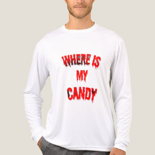 Camiseta Triblenda donde está mi caramelo hambriento de citas horror 