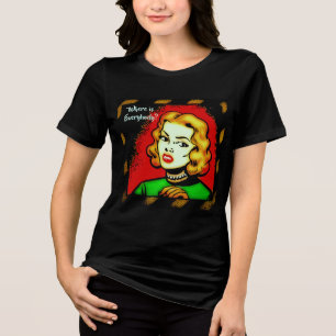 Camiseta Triblenda ¿Dónde está todo el mundo? - Retro Comic Art Tee