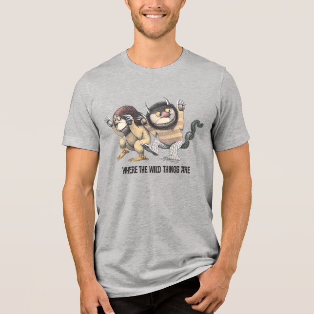 Camiseta Triblenda Donde están las cosas salvajes | Dos cosas salvaje (Anverso)