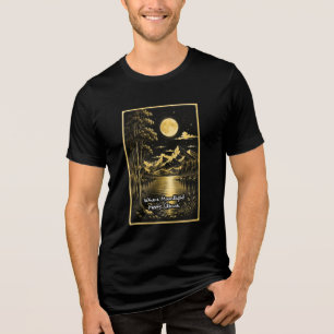 Camiseta Triblenda Donde la luz de la luna se encuentra con el silenc