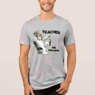 Camiseta Triblenda Donde las cosas salvajes son profesores