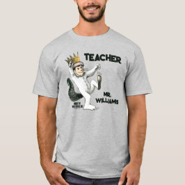 Camiseta Triblenda Donde los monstruos bailan Profesor