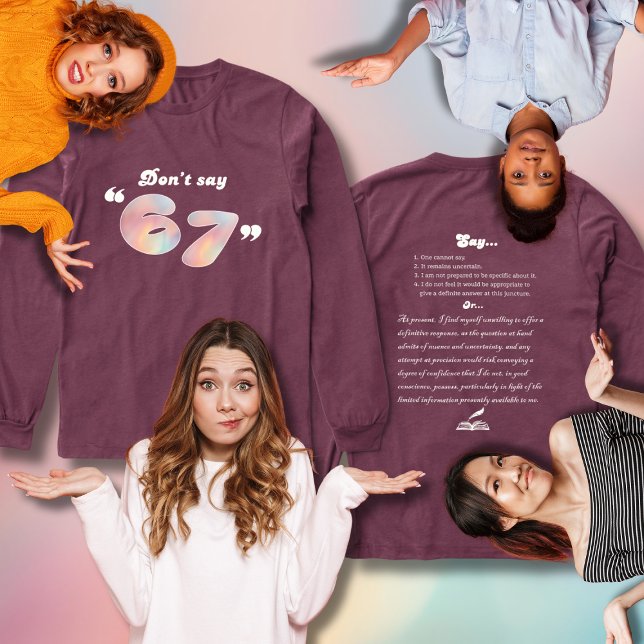 Camiseta Triblenda Don't t Say 6-7 Funny English (Subido por el creador)