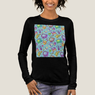Camiseta Triblenda Doodle de estética retro-tech Y2K