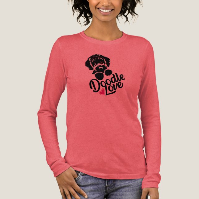Camiseta Triblenda Doodle Dog Love (Anverso)