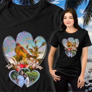 Camiseta Triblenda Dos corazones, un vuelo 2338 