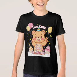 Camiseta Triblenda dos lindos para manejar feliz cumpleaños