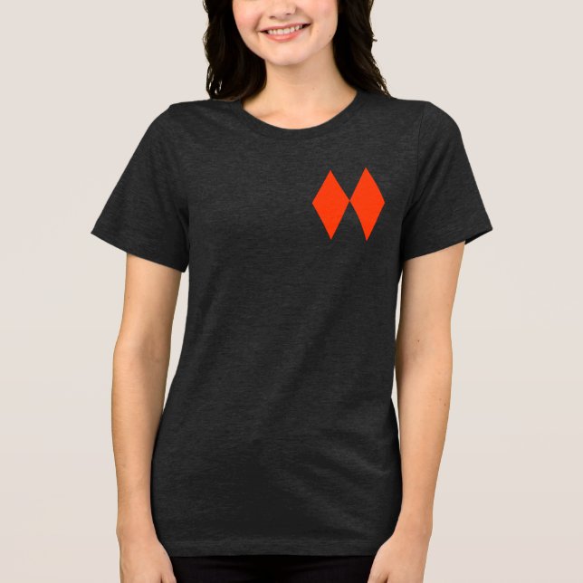 Camiseta Triblenda Dos rombos (Anverso)