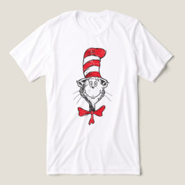 Camiseta Triblenda Dr. Seuss | Cabeza de gato en el sombrero - Vintag