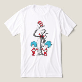 Camiseta Triblenda Dr. Seuss | El gato en el sombrero, Cosa 1 y Cosa