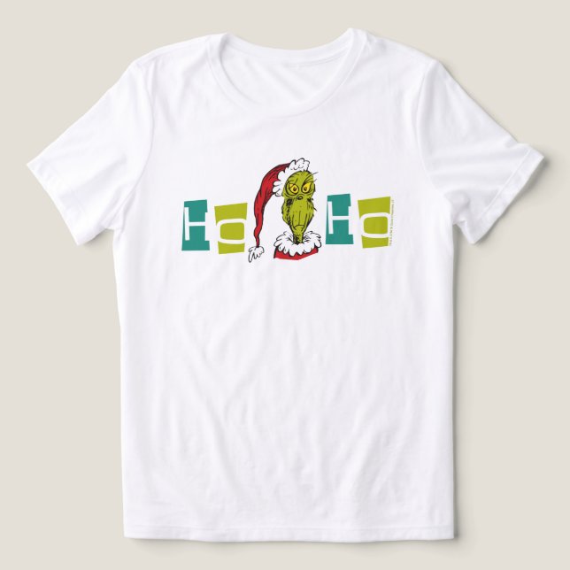 Camiseta Triblenda Dr. Seuss | El Grinch - Ho Ho (Diseño delantero )