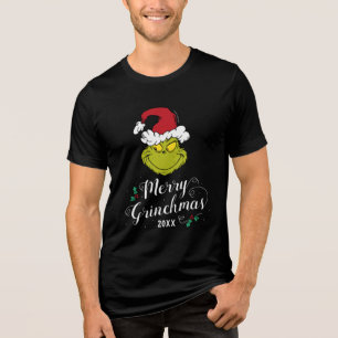 Camiseta Triblenda Dr. Seuss   Feliz Grinchmas