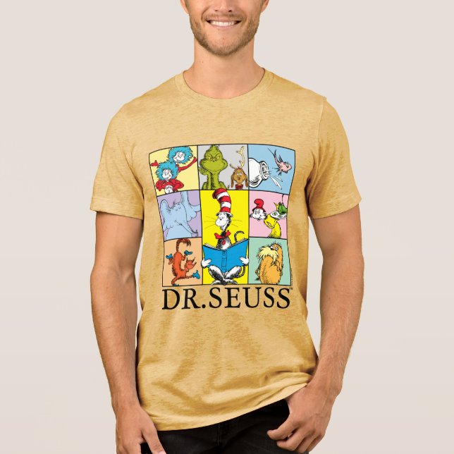 Camiseta Triblenda Dr. Seuss | Gráfico de historias (Anverso)