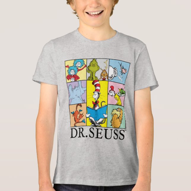 Camiseta Triblenda Dr. Seuss | Gráfico de historias (Anverso)