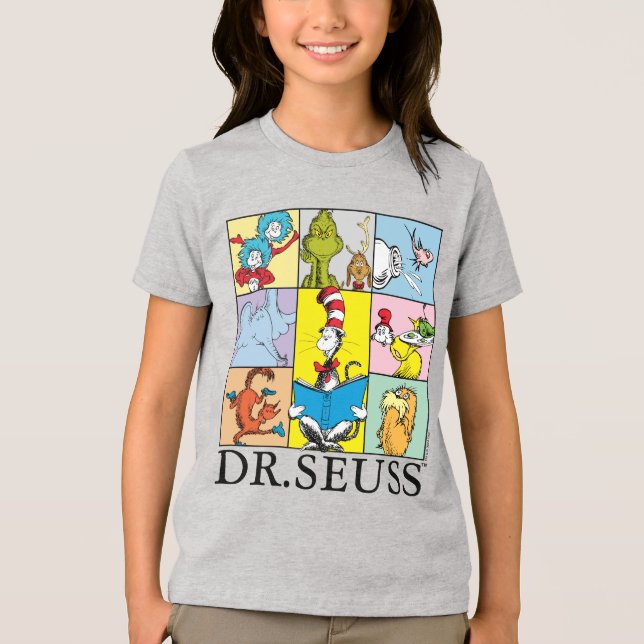 Camiseta Triblenda Dr. Seuss | Gráfico de historias (Anverso)