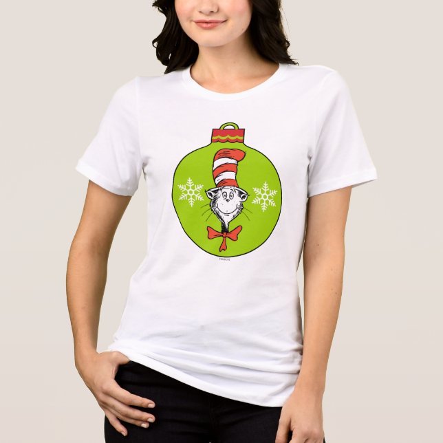 Camiseta Triblenda Dr. Seuss | Grinch | Classic Cat in the Hat (Anverso)