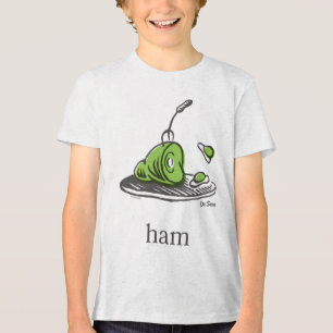 Camiseta Triblenda Dr. Seuss   Huevos verdes con jamón