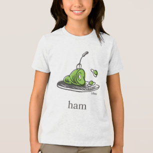 Camiseta Triblenda Dr. Seuss   Huevos verdes con jamón