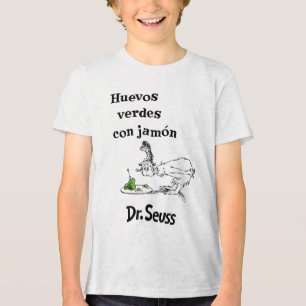 Camiseta Triblenda Dr. Seuss Huevos Verdes con Jamón en Español