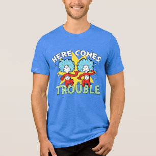 Camiseta Triblenda Dr. Seuss   La Cosa Una Cosa Dos Aquí Surge El Pro