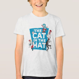 Camiseta Triblenda Dr. Seuss Logotipo del Gato en el Sombrero - Per