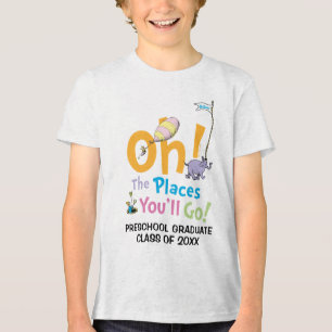 Camiseta Triblenda Dr. Seuss ¡Oh, los lugares a los que irás! Clase