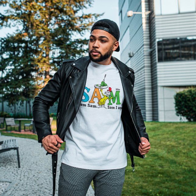 Camiseta Triblenda Dr. Seuss | Soy Sam. Sam soy yo. (Subido por el creador)