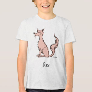 Camiseta Triblenda Dr. Seuss   Zorro Rosa