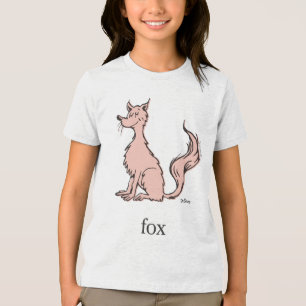 Camiseta Triblenda Dr. Seuss Zorro Rosa