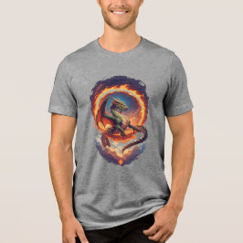 Camiseta Triblenda Dragón de Fuego Majestuoso