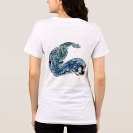 Camiseta Triblenda Dragón en las olas – Energía Oceánica Abstracta