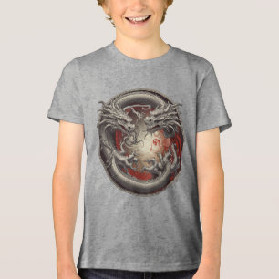 Camiseta Triblenda Dragones Yin Yang - Equilibrio de poder y espíritu