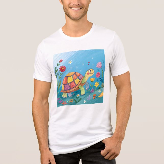 Camiseta Triblenda Drawing Baby Turtle (Anverso)