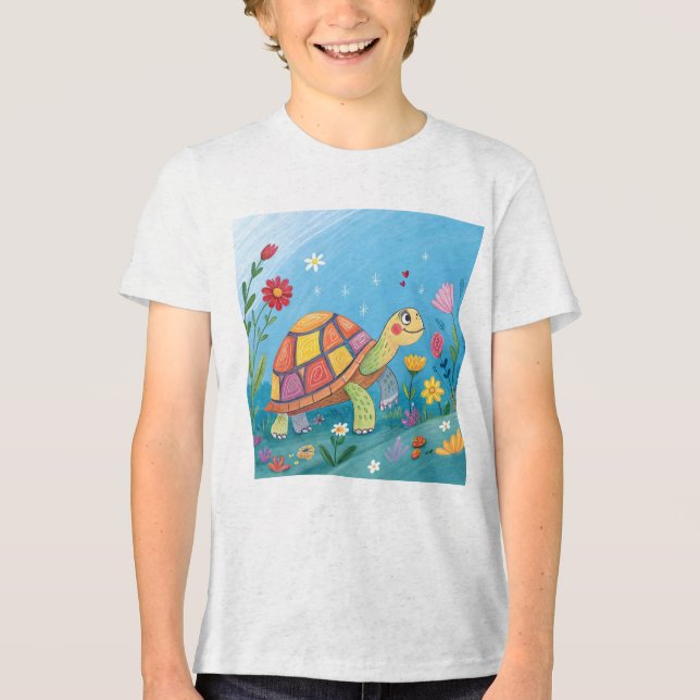 Camiseta Triblenda Drawing Baby Turtle (Anverso)