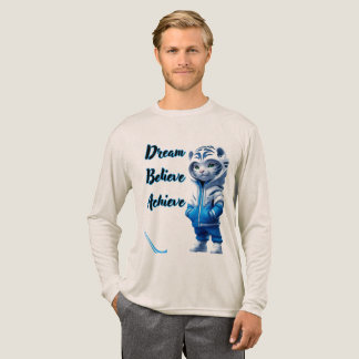 Camiseta Triblenda Dream Believe Achieve” Motivational T-Shirt