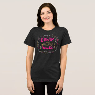 Camiseta Triblenda Dream Big Retro Tri-Blend Tee