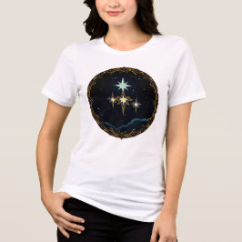 Camiseta Triblenda „Drei Sterne – Lichtpfad am Himmel“